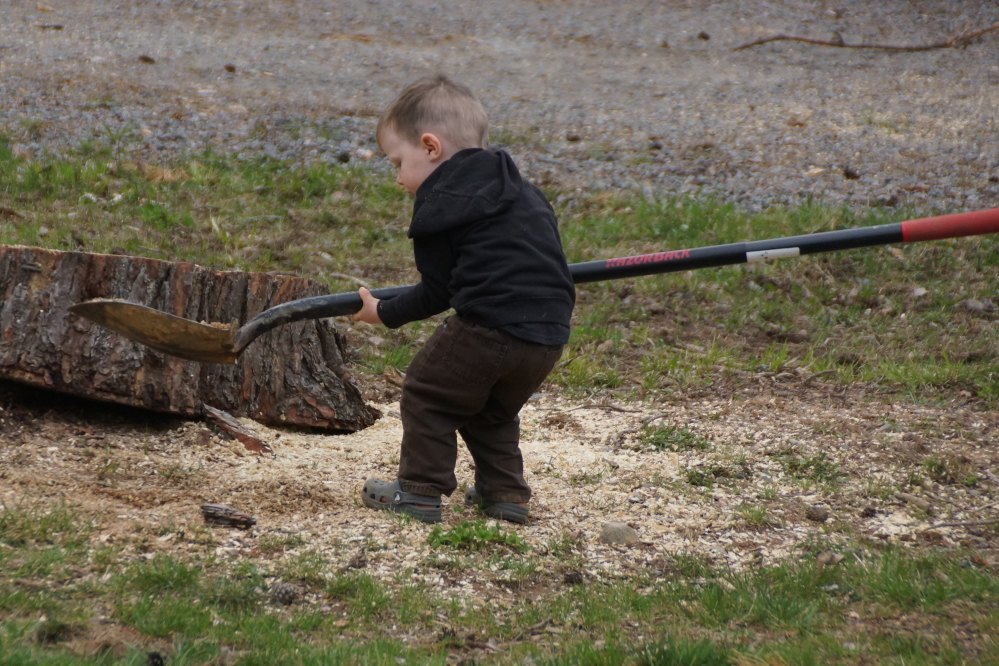 Many other men cleaned up beaches and yards before the next rain hit.