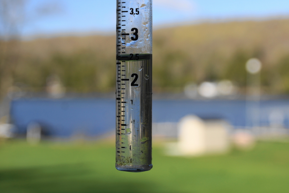There were a few more rain events. All totaled up, the lake is 2.5 inches deeper as the sun went down on Sunday.