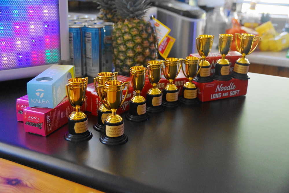The awards and accolades for the winning team and individual feats of golf were presented later at The Bar.