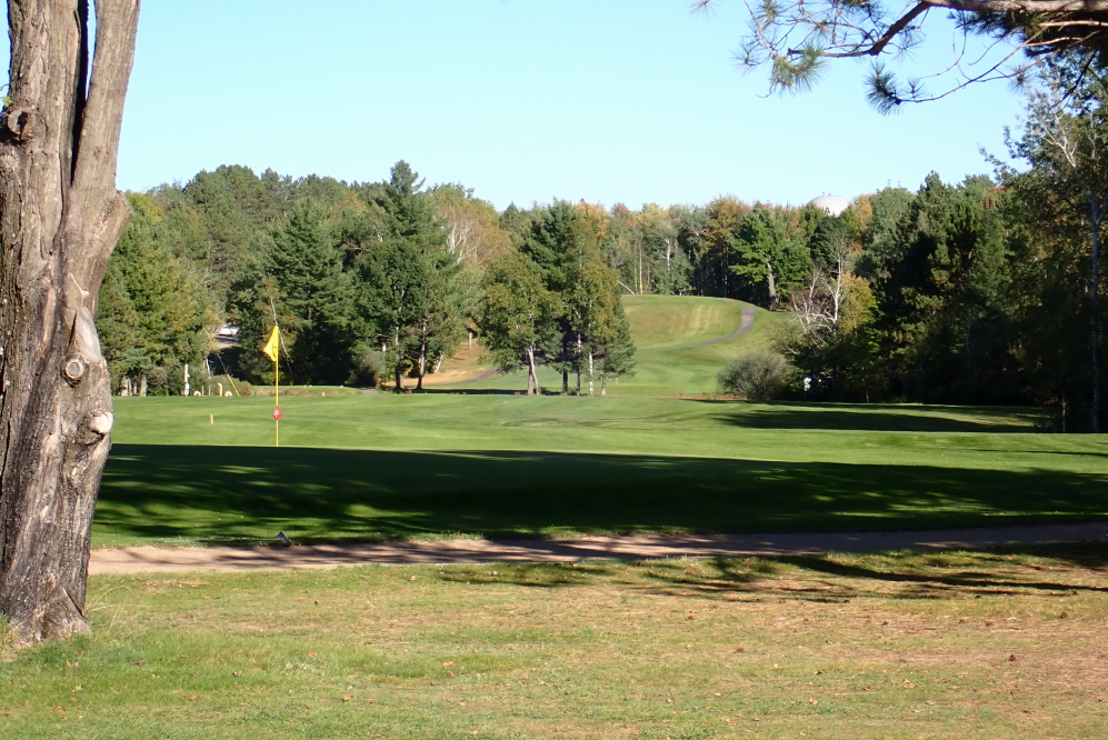 The local golf course was still in good shape even after the "Sanding of the Greens"