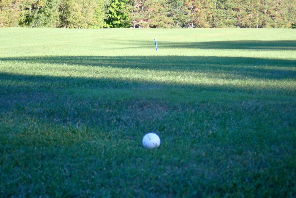 We are considering a new rule. Any woman that can smack their drive close to the 200 yard marker on nine should play from the white tees.