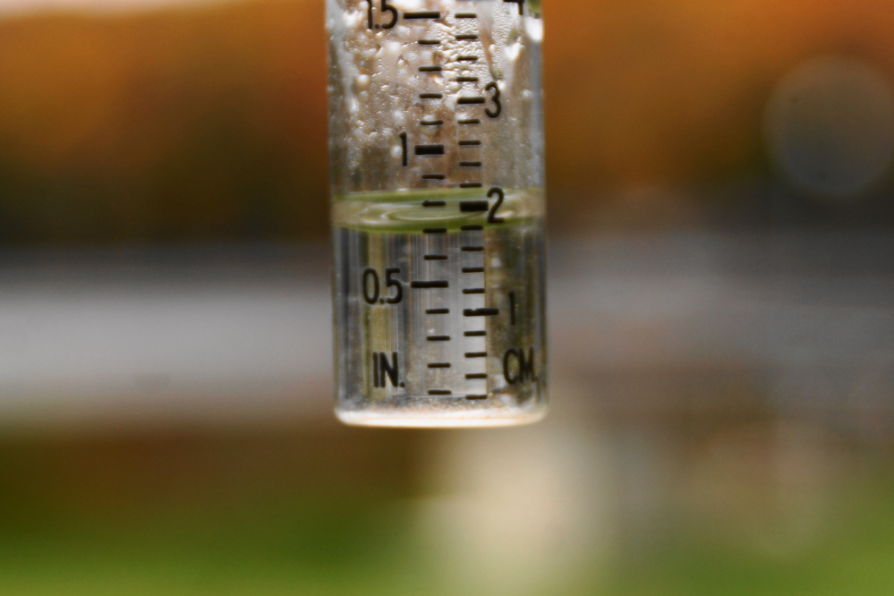 On Monday, the rain gauge reported that the lake was almost 0.8 inches deeper. This was good, but Lucerne could use a little more.