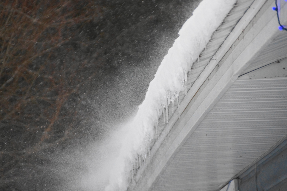 Around mid-week there was some big wind and a little snow, too. 