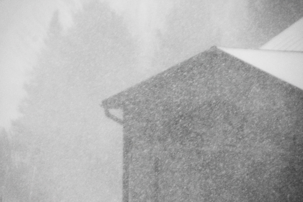 On the last full day of winter, the highs were lower and the wind picked up. Then it snowed.