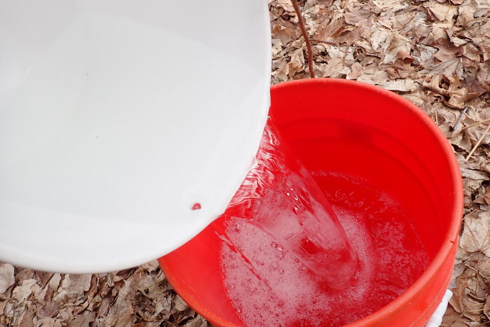 Collecting all those buckets took a few hours.