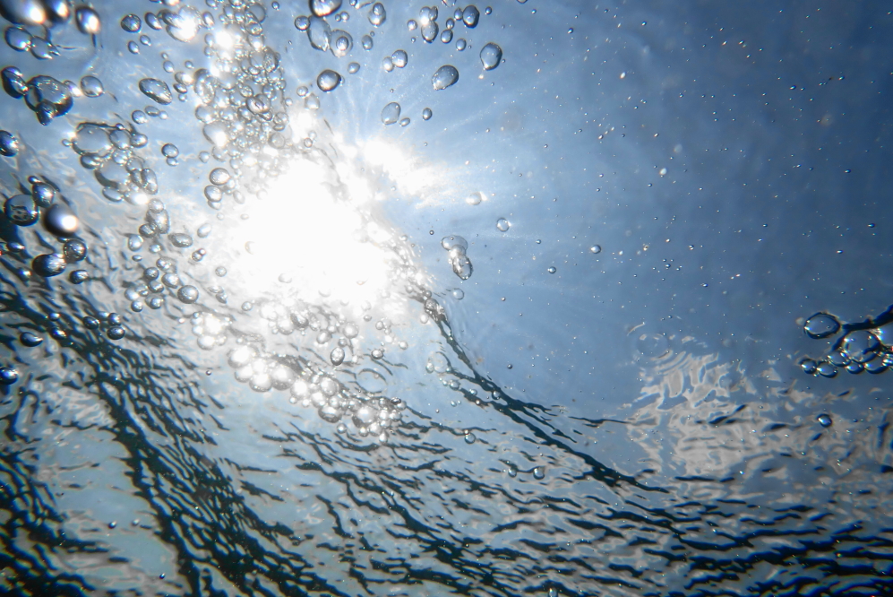 Through all the heat, there was always an escape under the crystal clear water of Lucerne (except during the lightningy parts of the week).