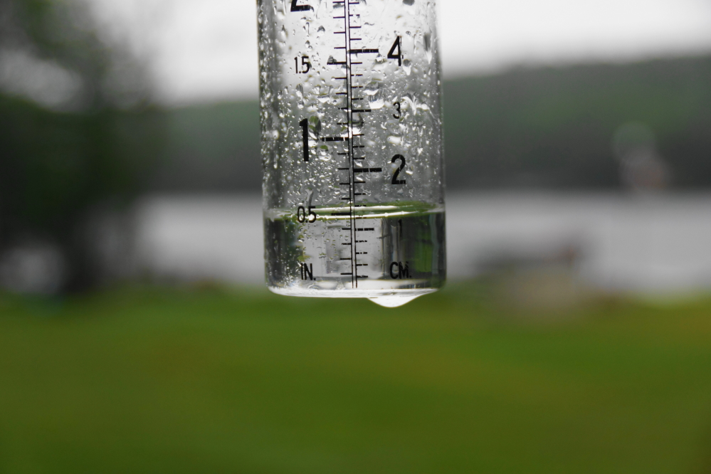 The lake got half an inch overnight and another tenth of an inch on Sunday morning. The area needed it.