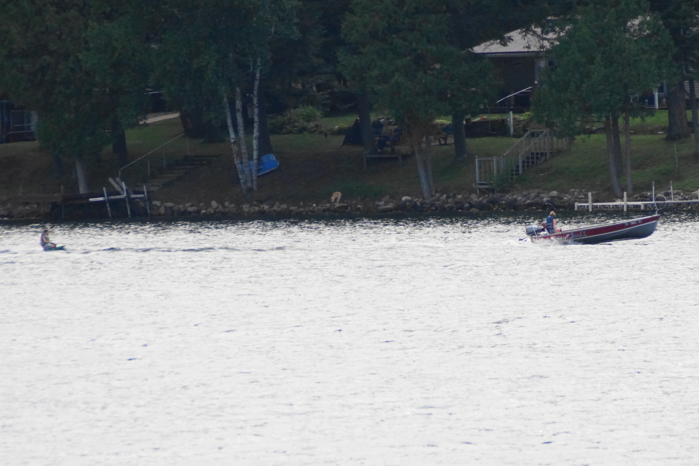 Watching an underpowered outboard pulling a kneeboard made some smile and took us back to the early 70's.