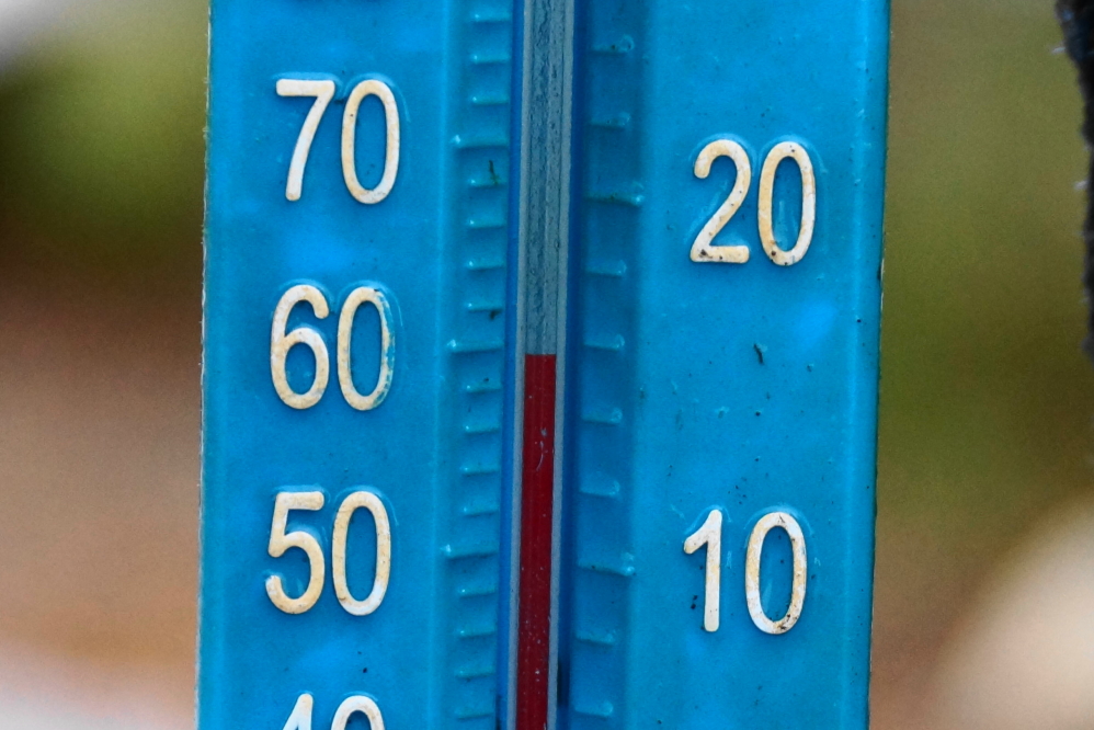 By the end of the week, the lake temperature fell below 60°F. The only "swimmers" we saw were the wadered up pontoon crane guys as they pulled lifts.