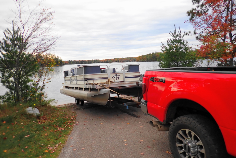 Before the weekend, the last of the petrol powered water craft were pulled from the lake.