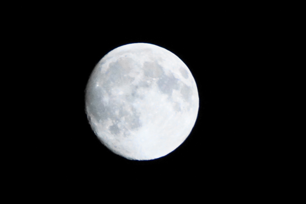 During clear nights, the colder water and mowed lawns were well lit.