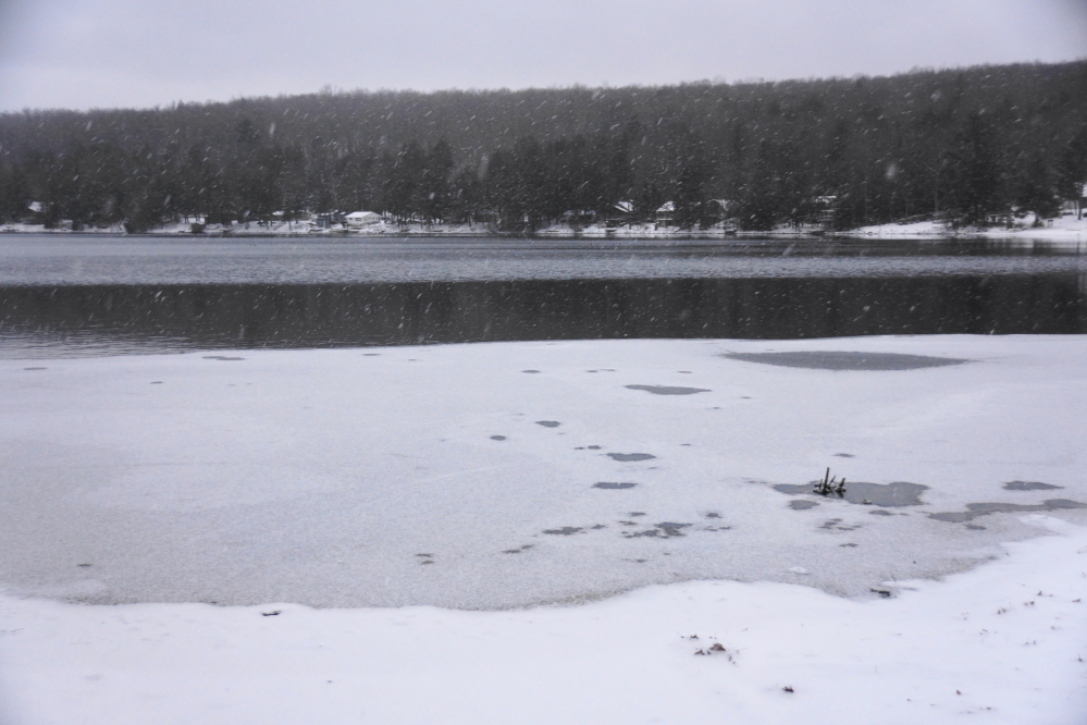 The north eastern sheet has extended over 20 feet.