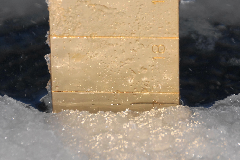 There's 17 inches of very good ice on Lucerne.