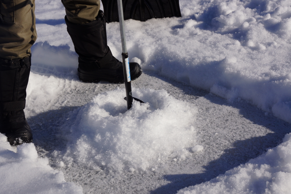 It takes more than a bit of time to manually punch a hole this late in the season.