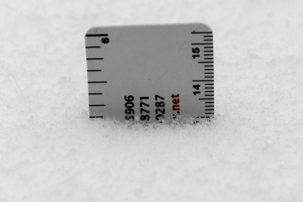 The first round of snow was only about 3 inches. The second was the deepest at 5 inches. After that, we'd get a fresh inch or two every night. Clearing it reminded many of the story of Sisyphus.  