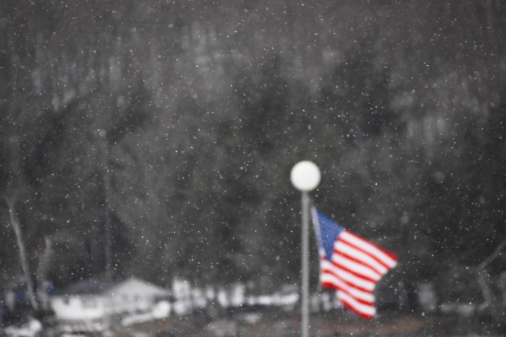 Then it snowed a little.