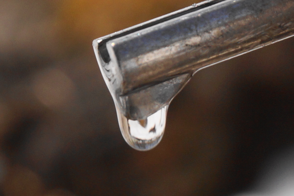 After a few days, the taps started dripping again.