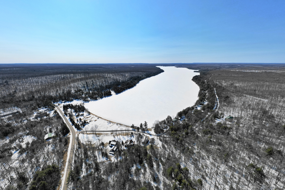 Last week started off cold. As the days progressed, the air got warmer, the lake ice got thinner, and the entire area got wetter.