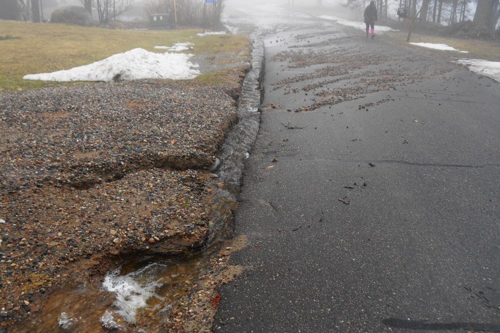 West Shore Drive has its issues, but was largely passable.
