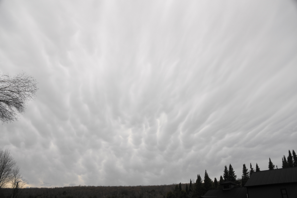 As the weekend got close, the air chilled and the sky grew ominous and strange.