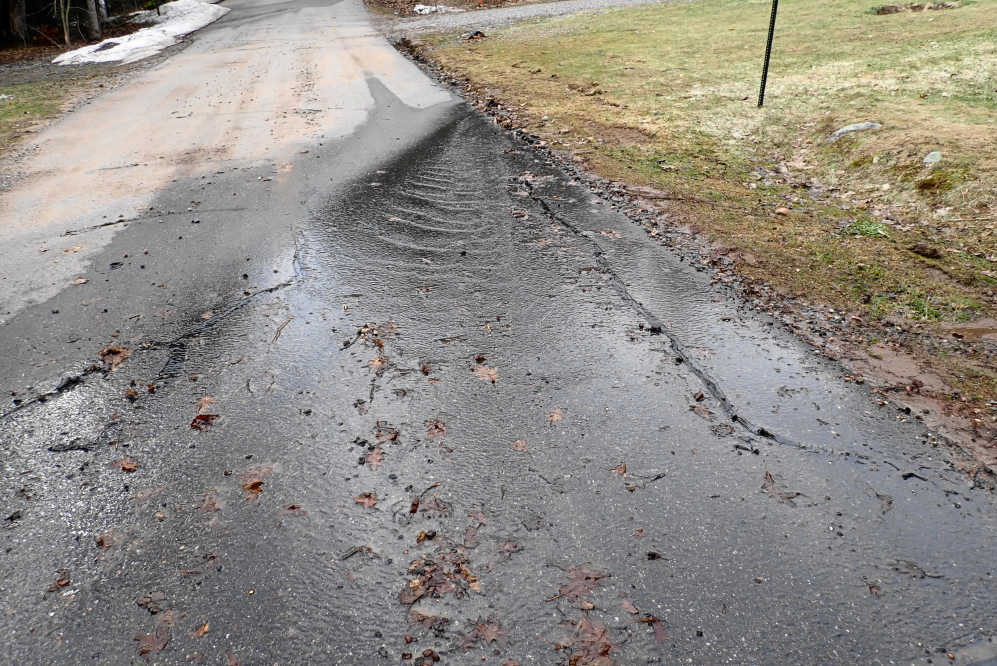 Parts of West Shore Drive became a river again.