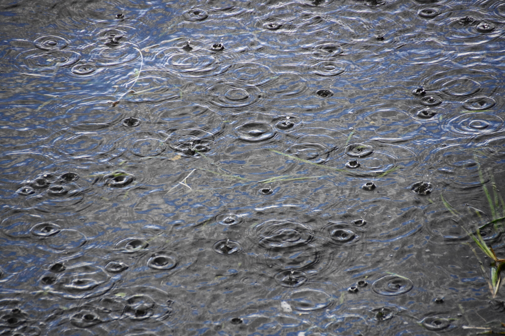 Highly localized storms hit the lake area on Saturday. The north end of Lucerne didn't get nearly as much as Lake Peshtigo did during the first day of Footstock.
