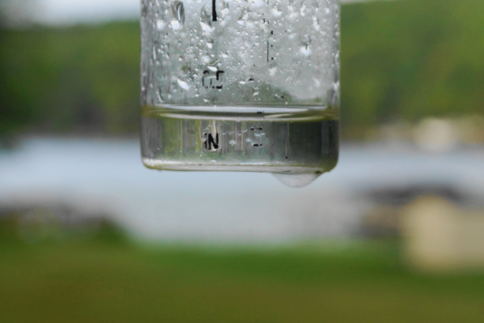 The rain events added only about a quarter of an inch each time the rumbling began, but that'll add up over the course of a few storms.